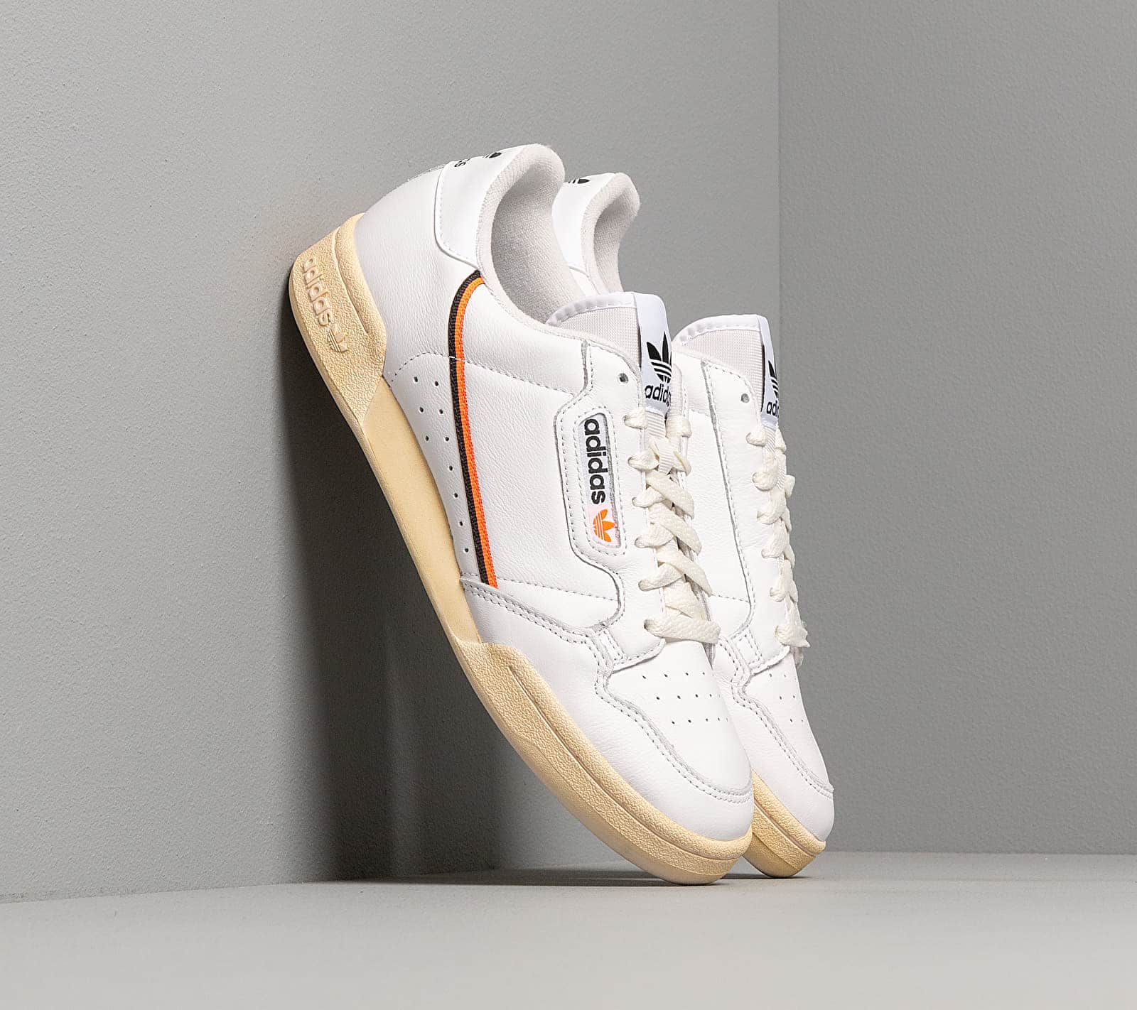 adidas Continental 80 Ftw White/ Core Black/ Solar Orange