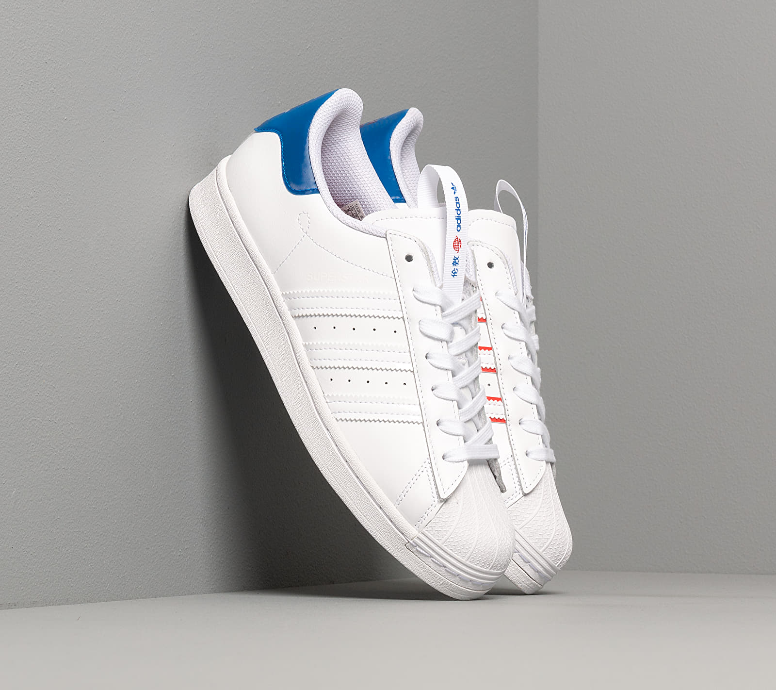adidas Superstar Cloud White/ Cloud White/ Glory Blue