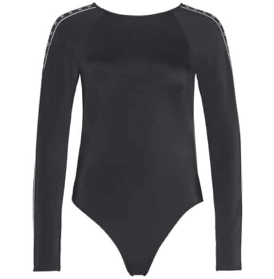 Calvin Klein černé jednodílné plavky Long Sleeve One Piece
