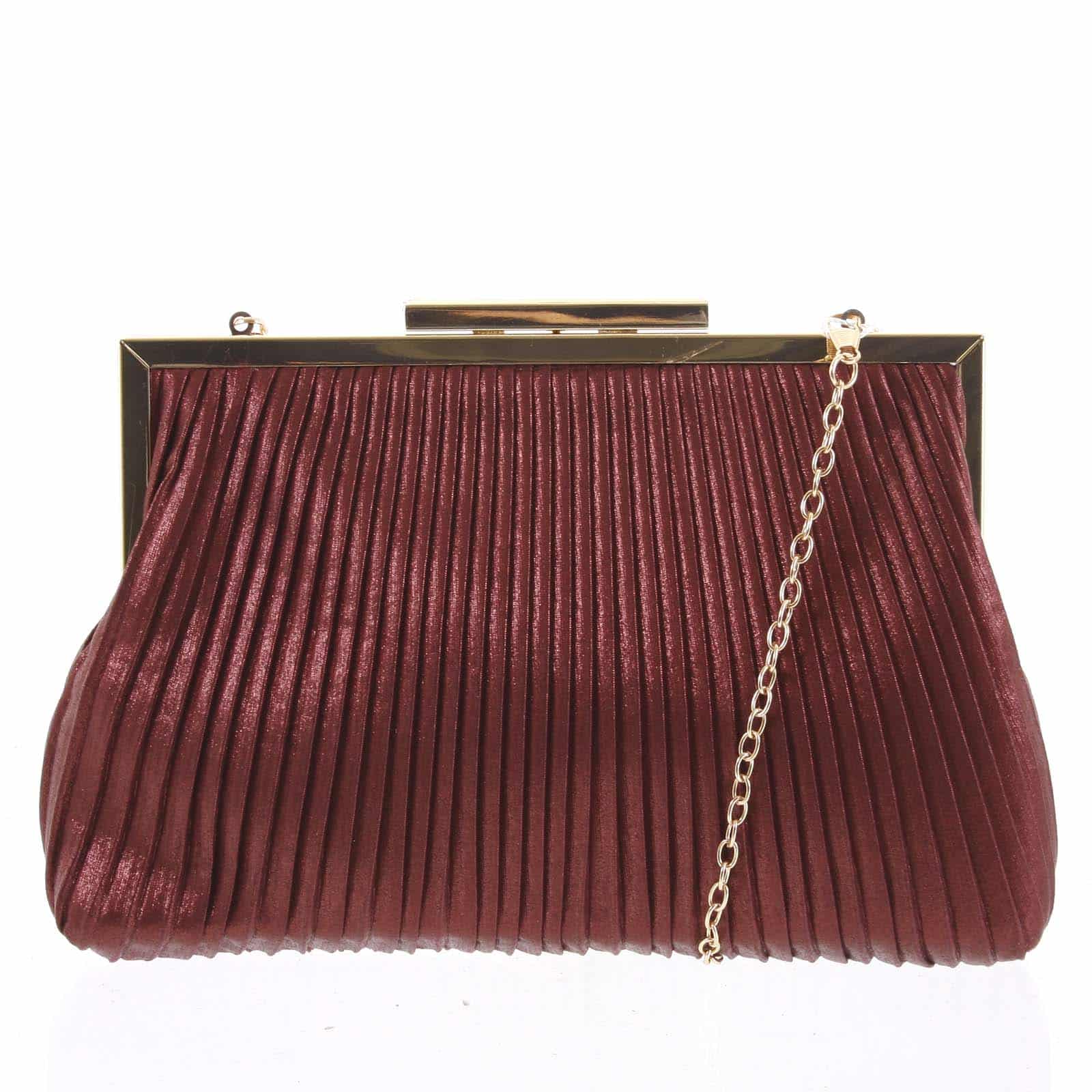 Dámské psaníčko tmavě červené - Michelle Moon Daria červená