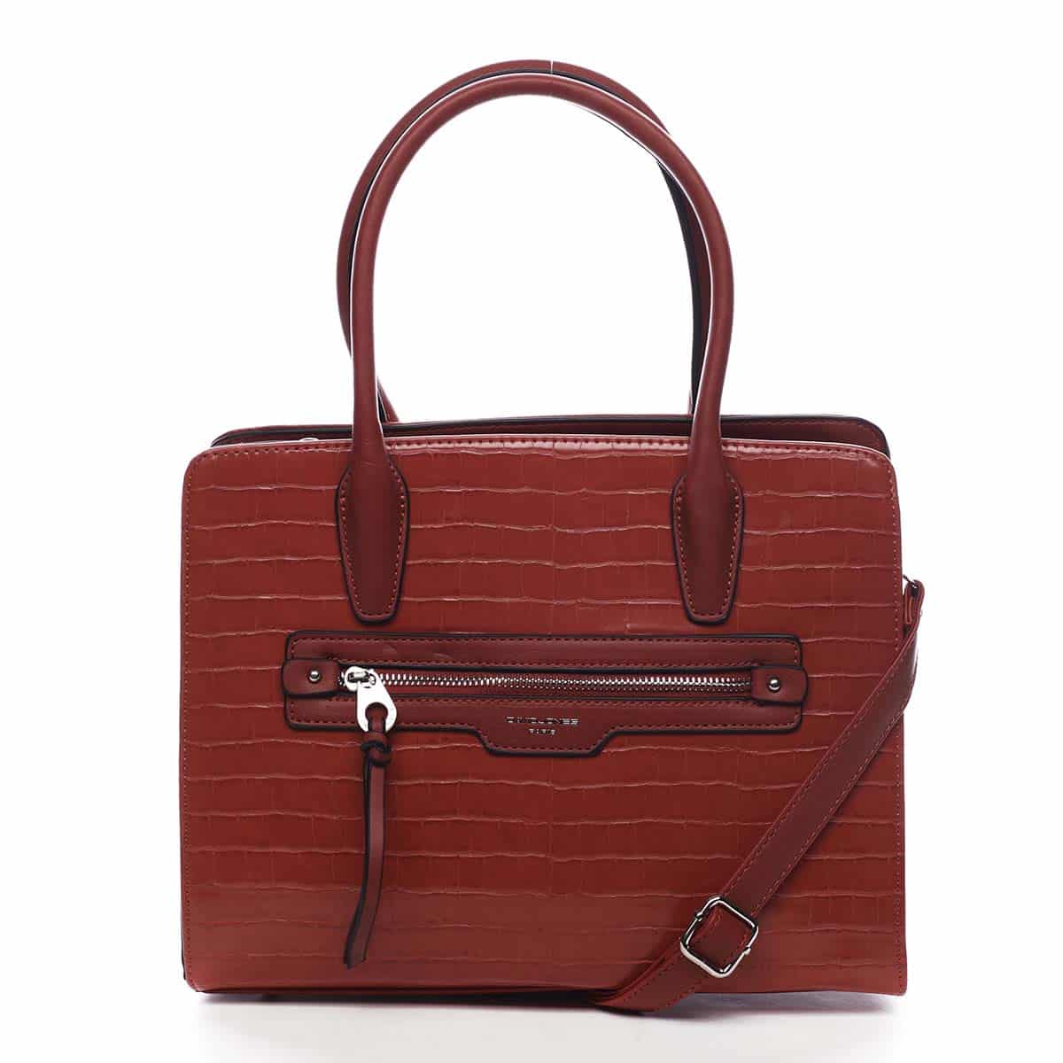 Dámská kabelka červená - David Jones Camille červená