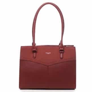 Dámská kabelka přes rameno červená - David Jones Renesme červená