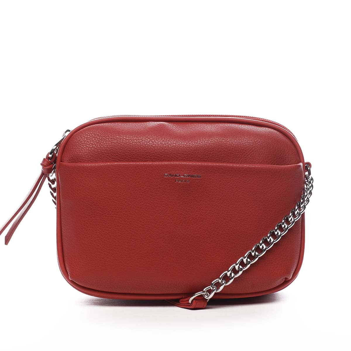 Dámská crossbody kabelka červená - David Jones Berivan Two červená