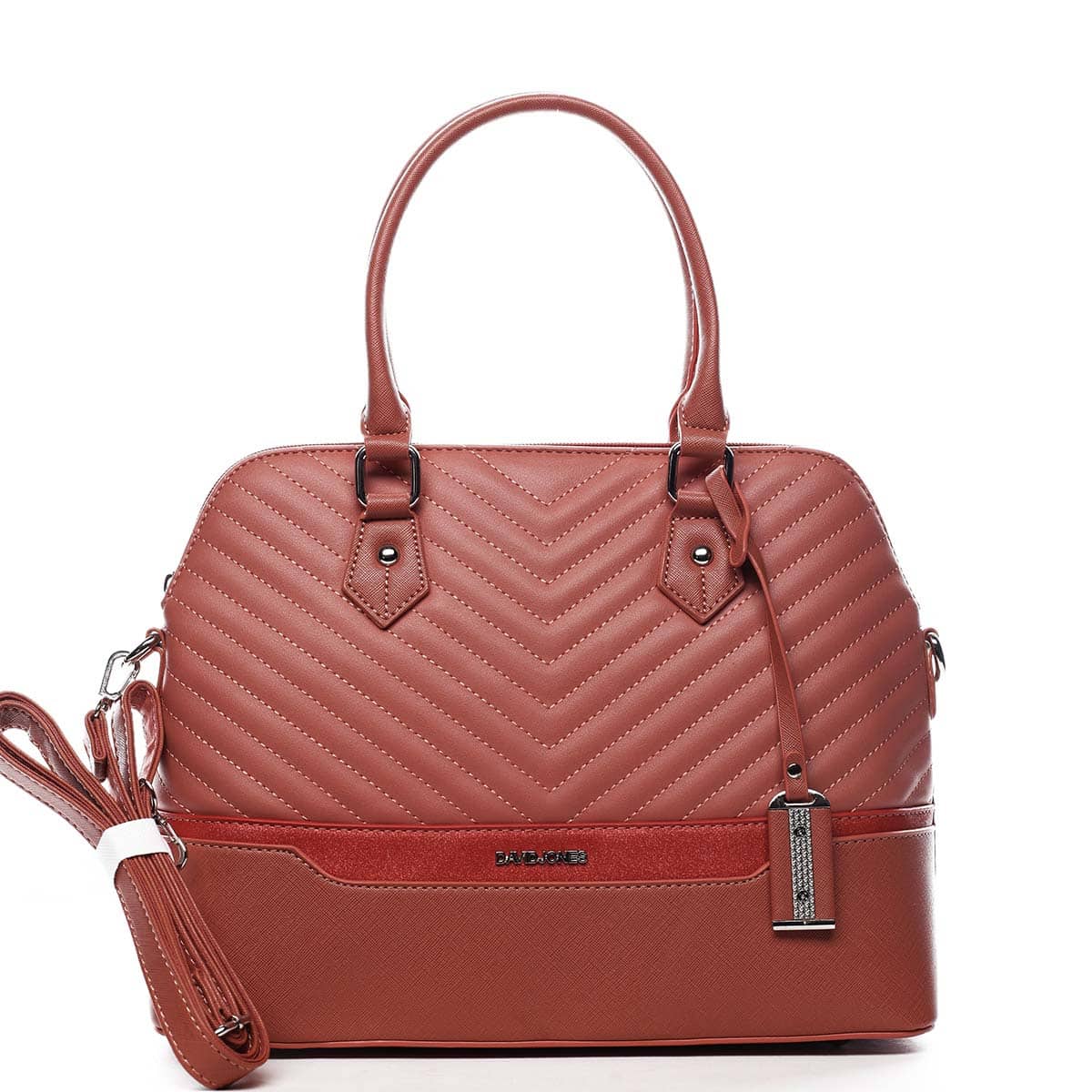 Dámská kabelka do ruky růžová - David Jones Roshel růžová