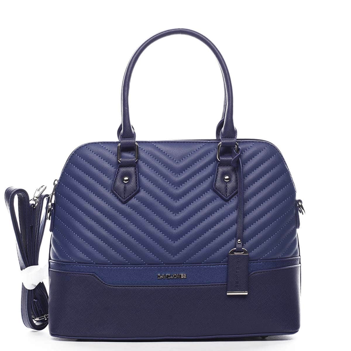 Dámská kabelka do ruky tmavě modrá - David Jones Roshel modrá