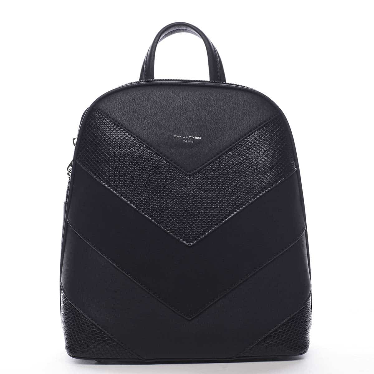 Dámský městský batoh černý - David Jones JeanBell černá