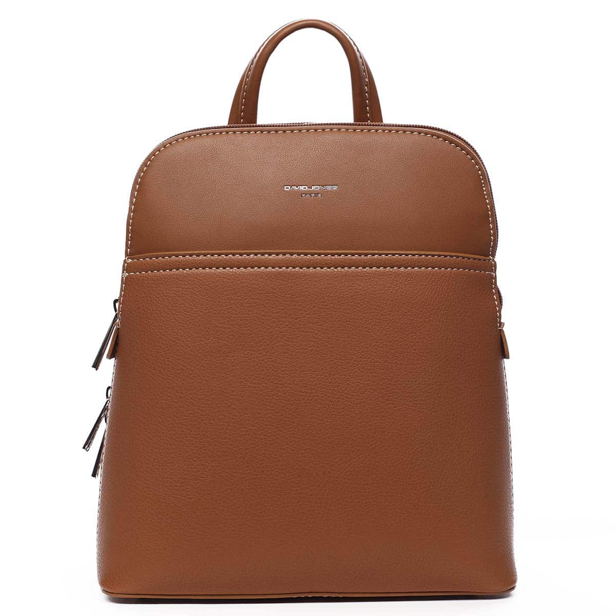 Dámský městský batoh koňakový - David Jones Aboy koňak