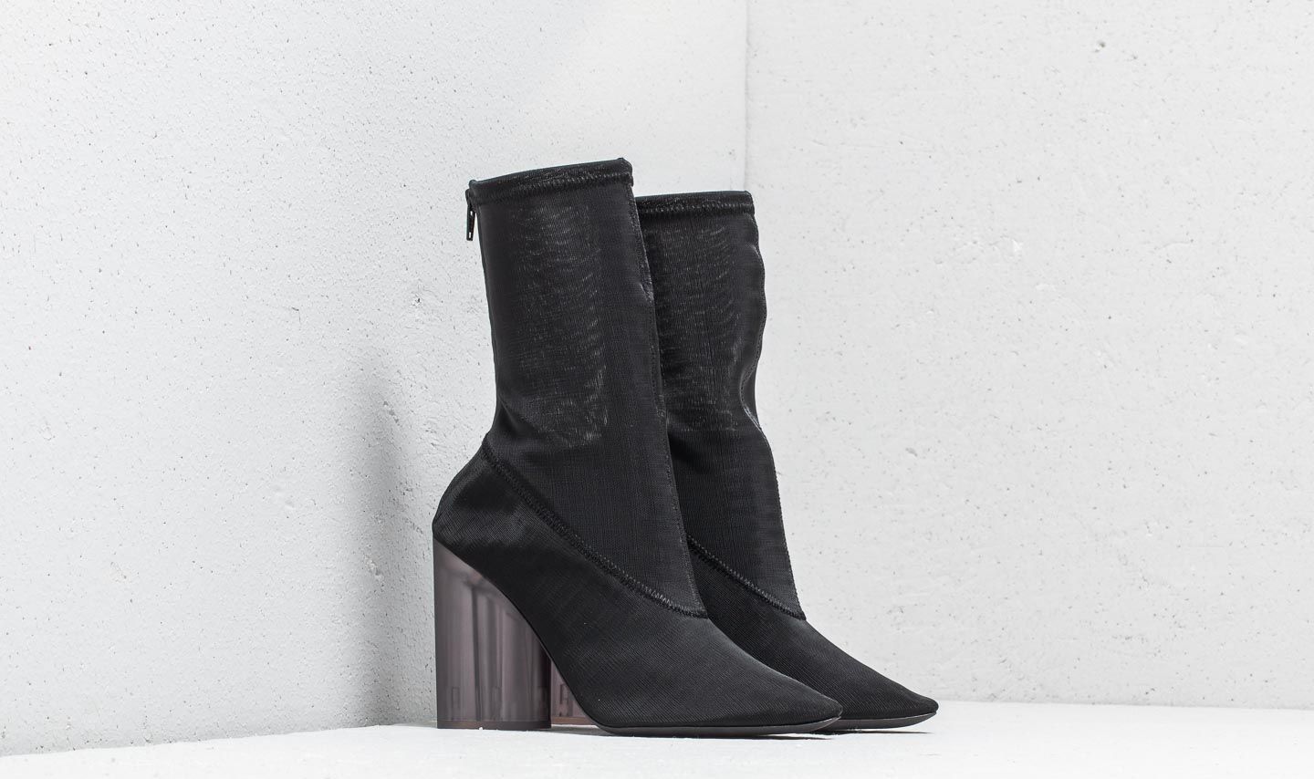 Yeezy Season 7 Stretch Mesh Ankle Boot Graphite