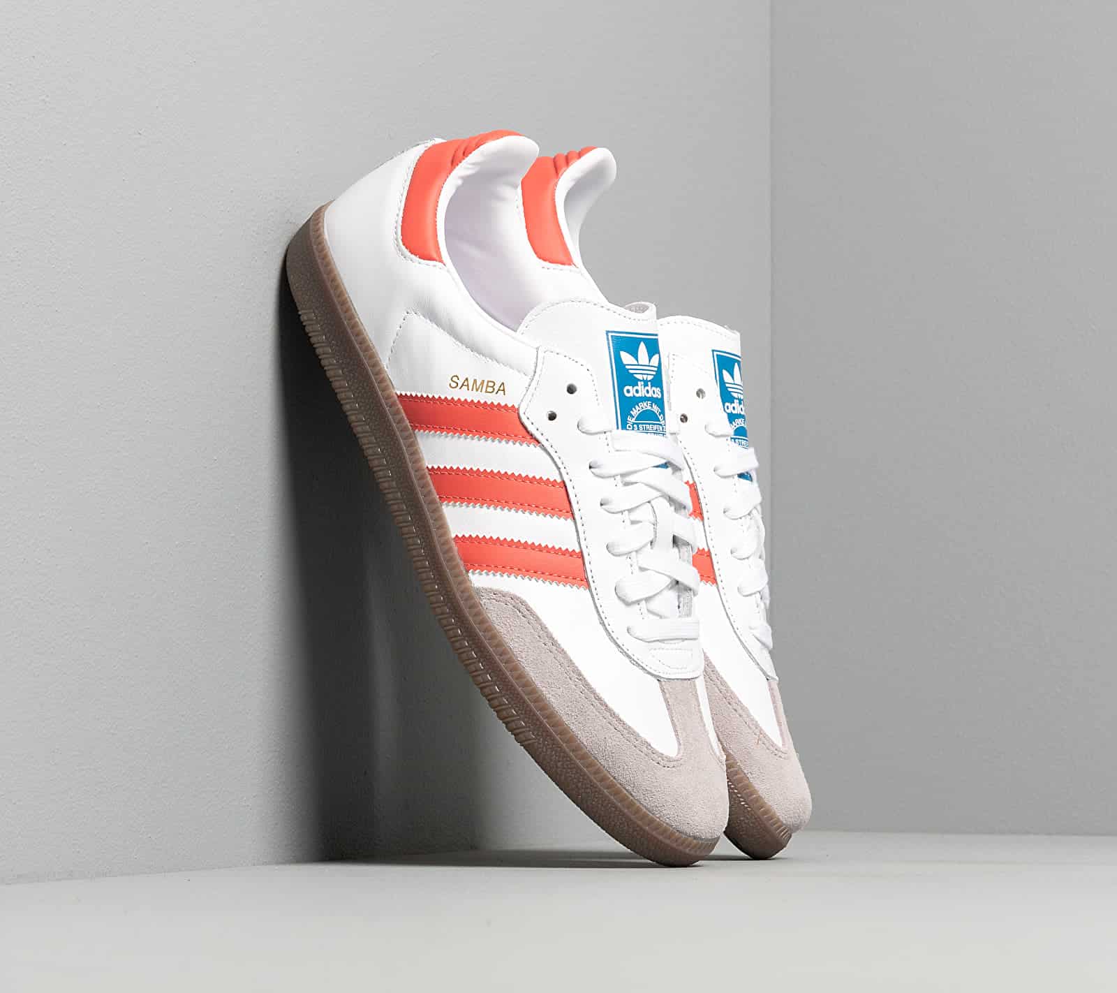 adidas Samba OG Ftw White/ Trace Scarlet/ Core Granite