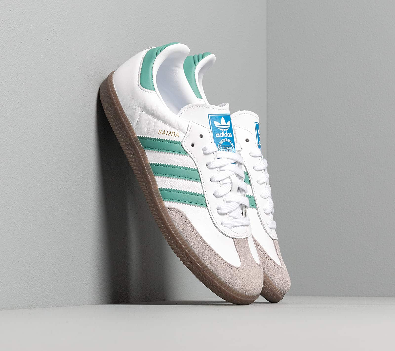 adidas Samba OG Ftw White/ Future Hydro/ Core Granite