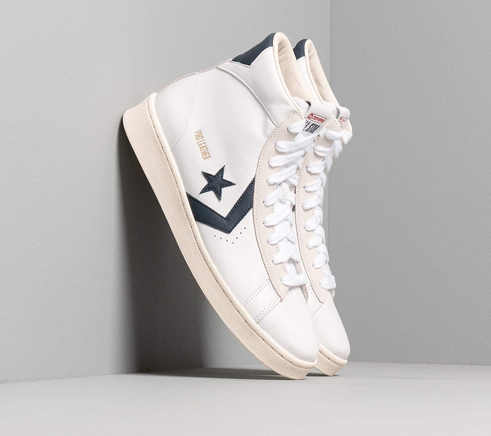 Converse Pro Leather OG Mid White/ Obsindian/ Egret