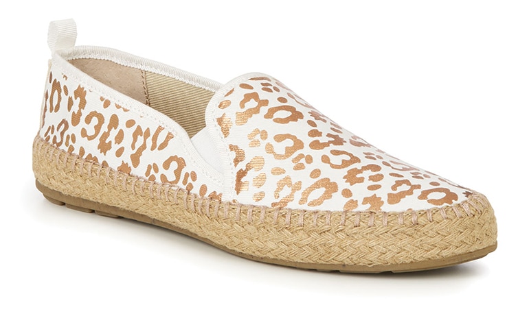 Emu Australia bílé bavlněné espadrilky Gum White Leopard