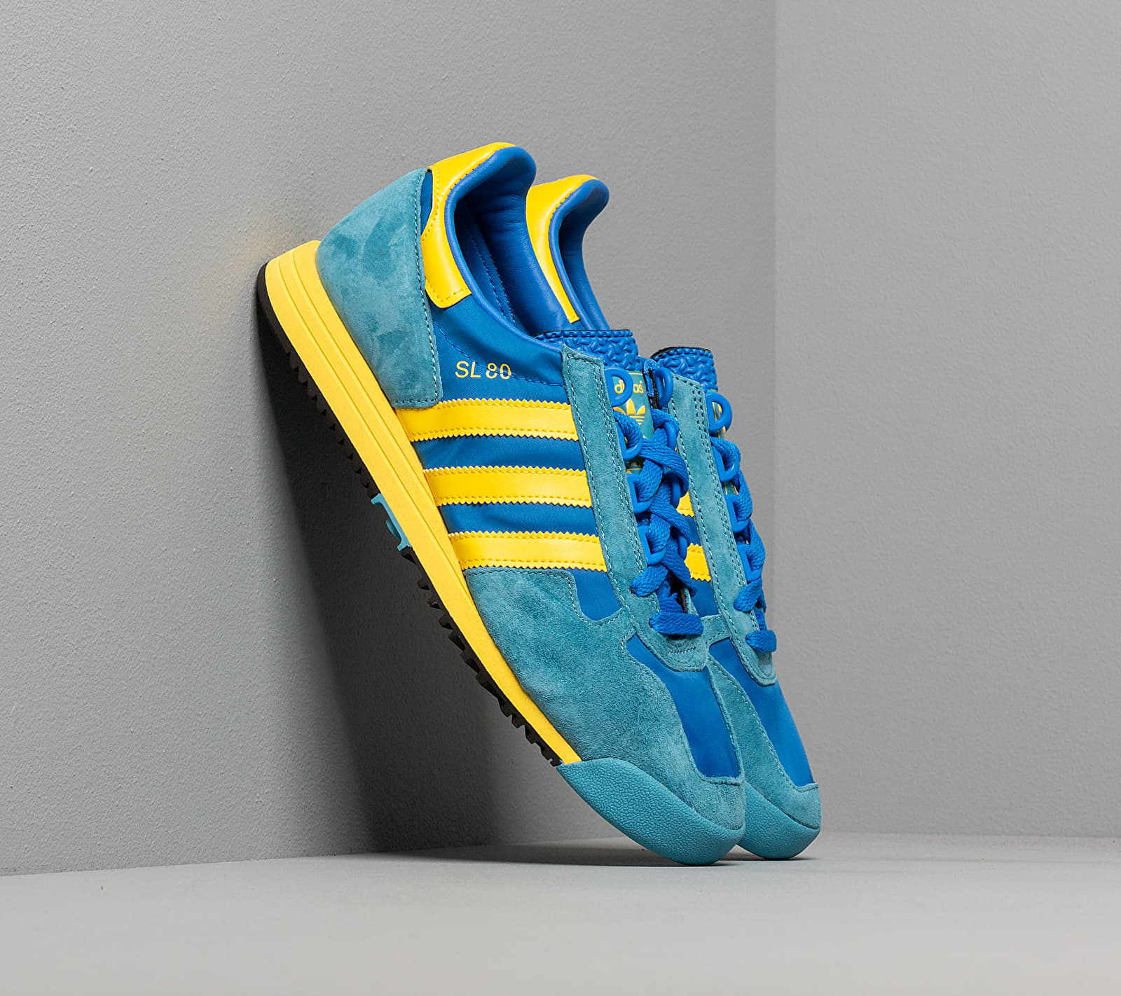 adidas SL 80 Glow Blue/ Yellow/ Tactile Steel