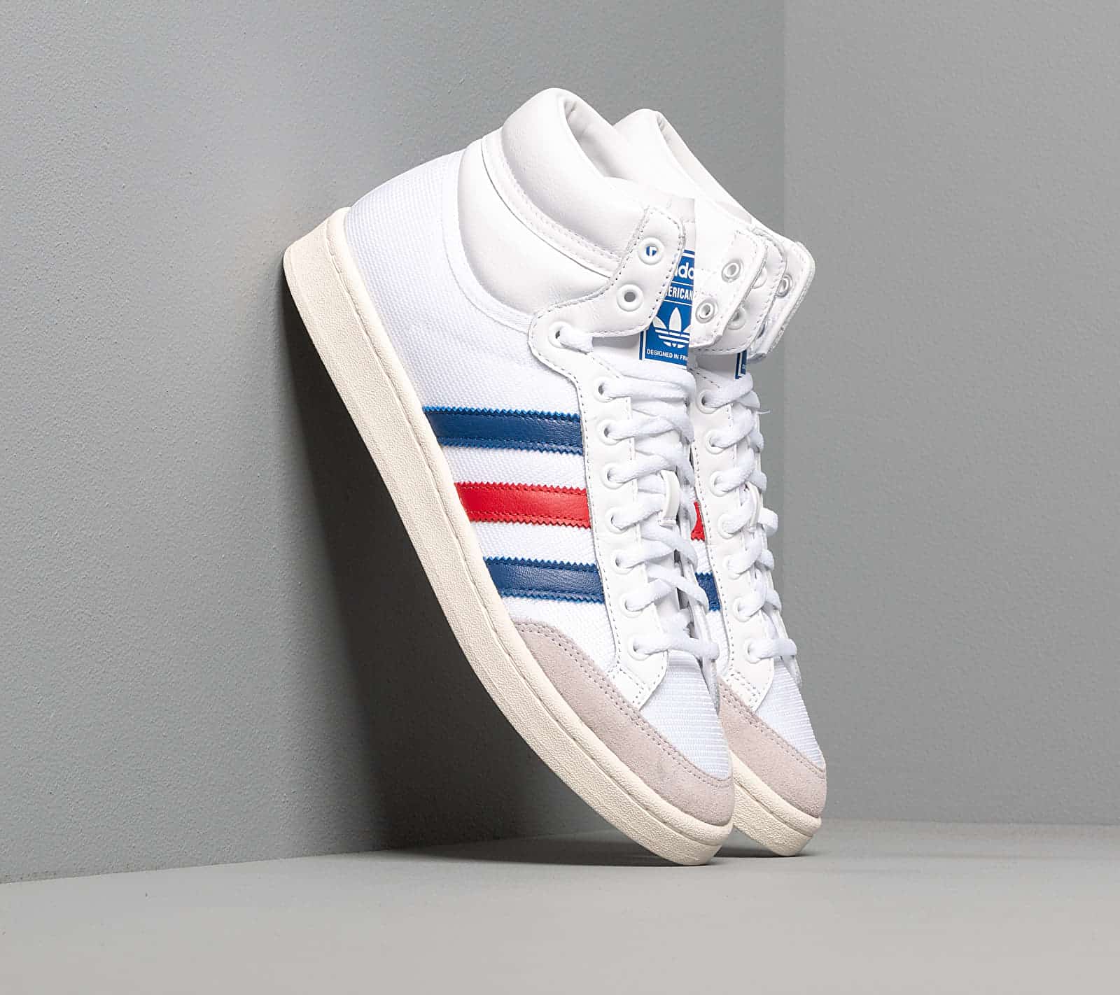 adidas Americana Hi Ftw White/ Core Royal/ Scarlet
