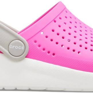 Crocs růžové dívčí boty LiteRide Clog Electric Pink/White