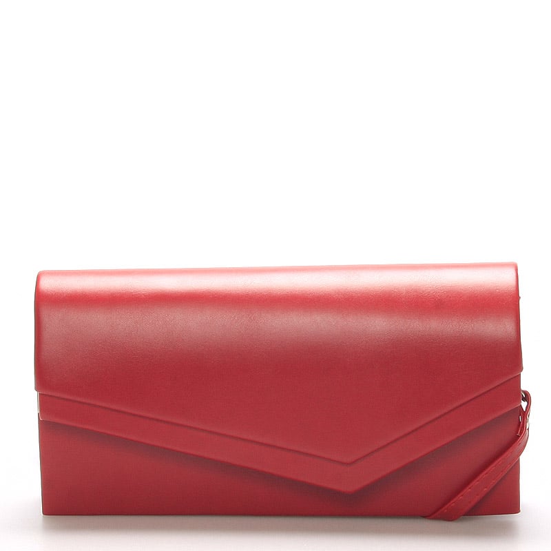 Originální dámské psaníčko červené matné - Delami Phoenix červená