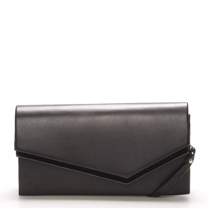 Originální dámské psaníčko černé matné - Delami Phoenix černá