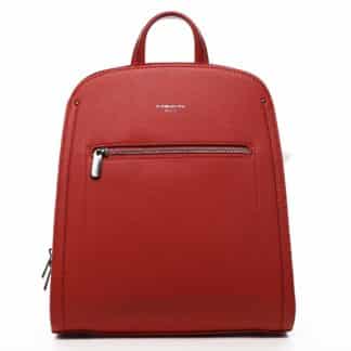 Dámský batůžek červený - David Jones Somentho červená