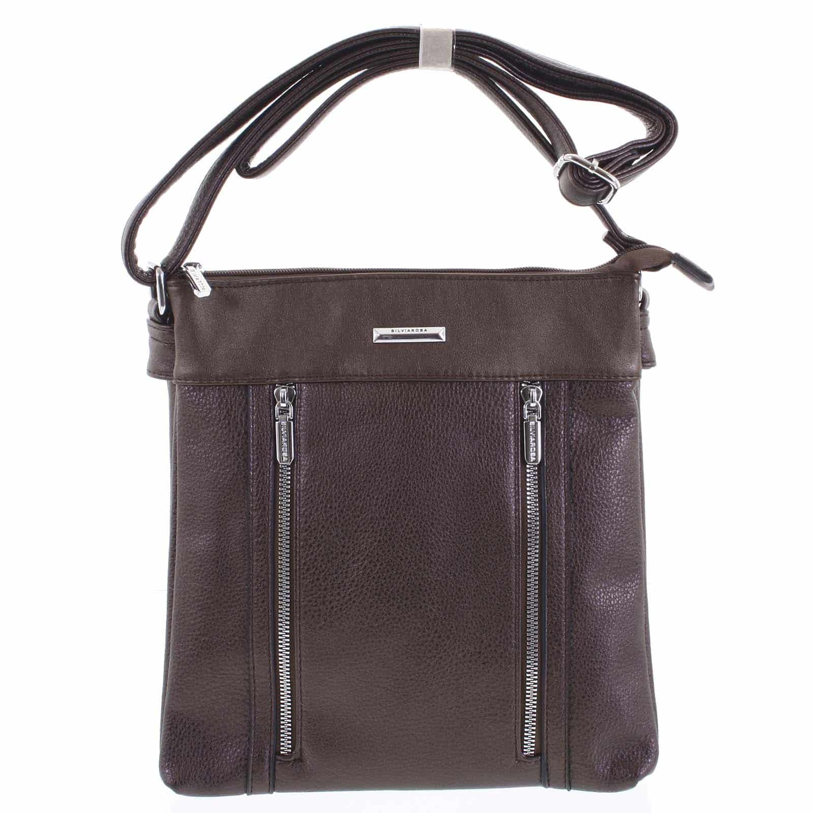 Dámská crossbody kabelka bronzová - Silvia Rosa Avicii hnědá