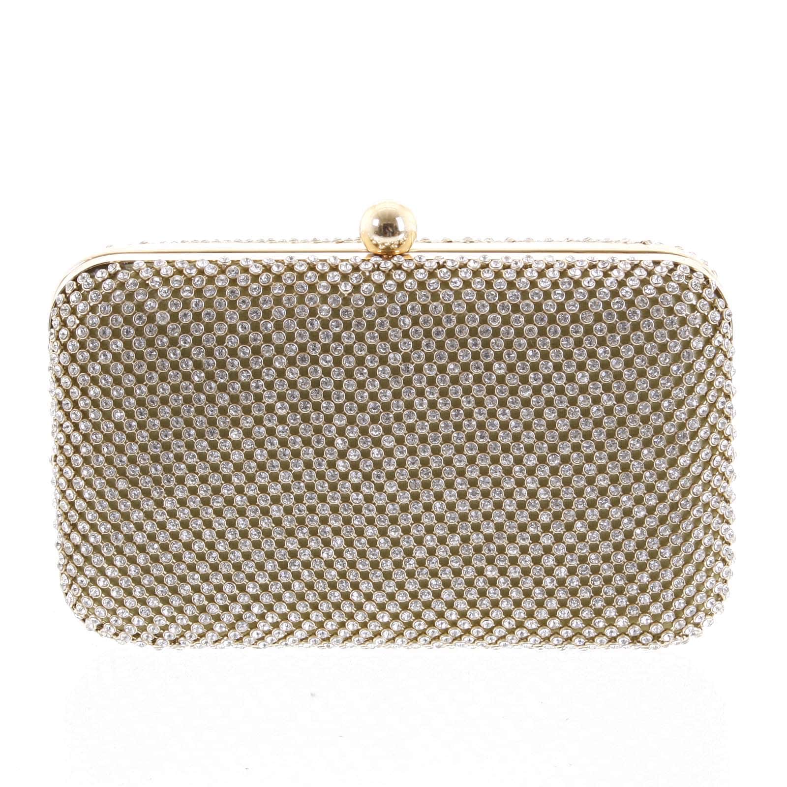 Luxusní dámské psaníčko zlaté - Michelle Moon V4000 zlatá Luxusní dámské psaníčko zlaté - Michelle Moon V4000 zlatá