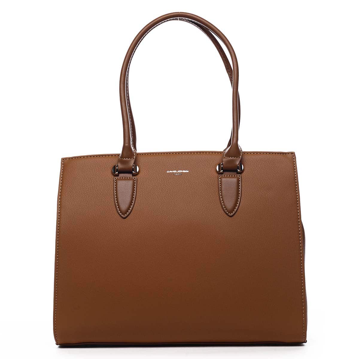 Dámská kabelka přes rameno světle hnědá - David Jones Summer hnědá