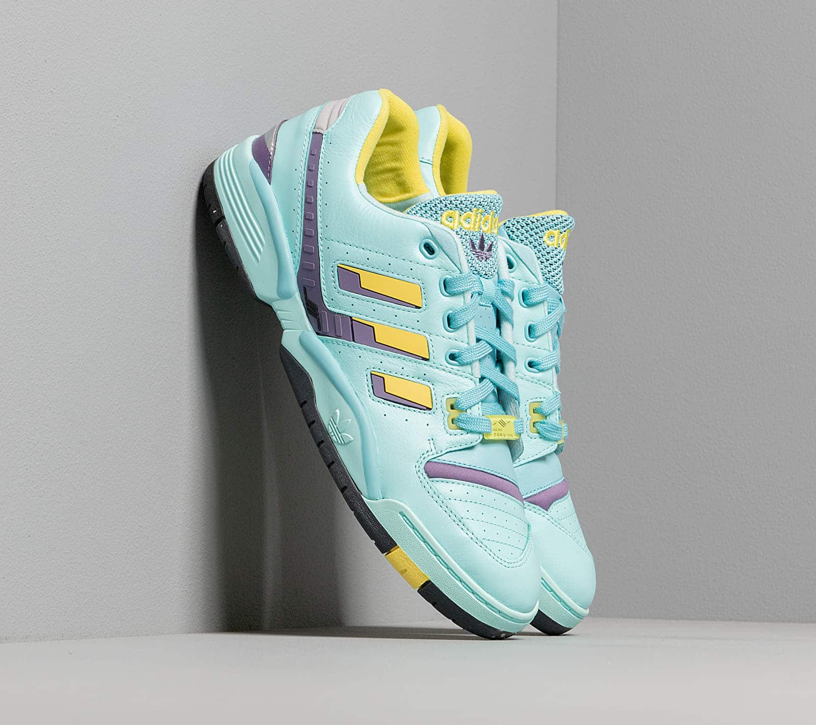 adidas Torsion Comp Clear Aqua/ Light Aqua/ Shock Yellow