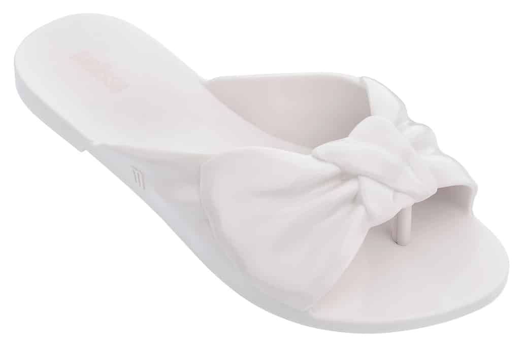 Melissa bílé žabky Rose White