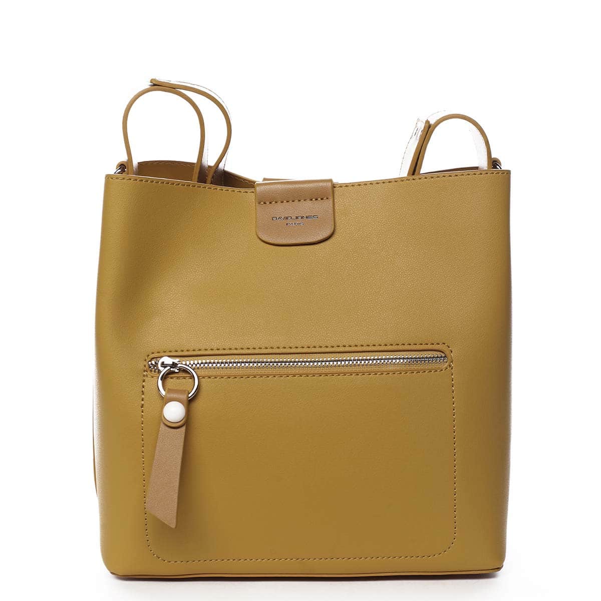 Dámská kabelka přes rameno žlutá - David Jones Salma žlutá