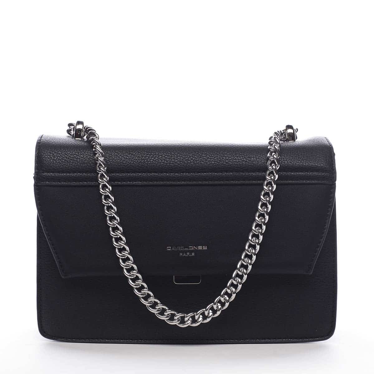 Dámská crossbody kabelka černá - David Jones Delilah černá