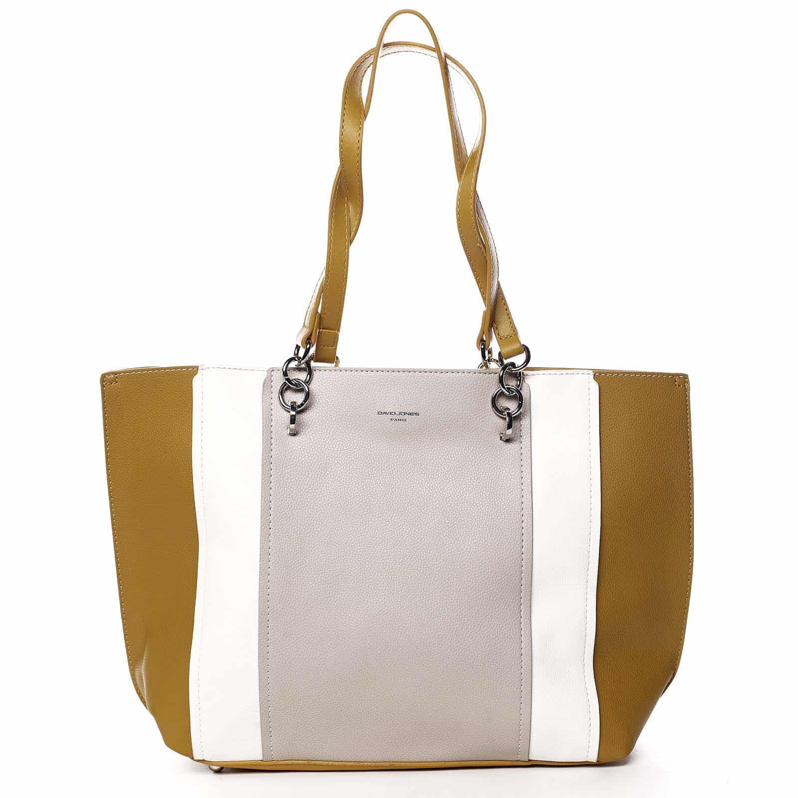 Dámská kabelka přes rameno žlutá - David Jones Reason žlutá