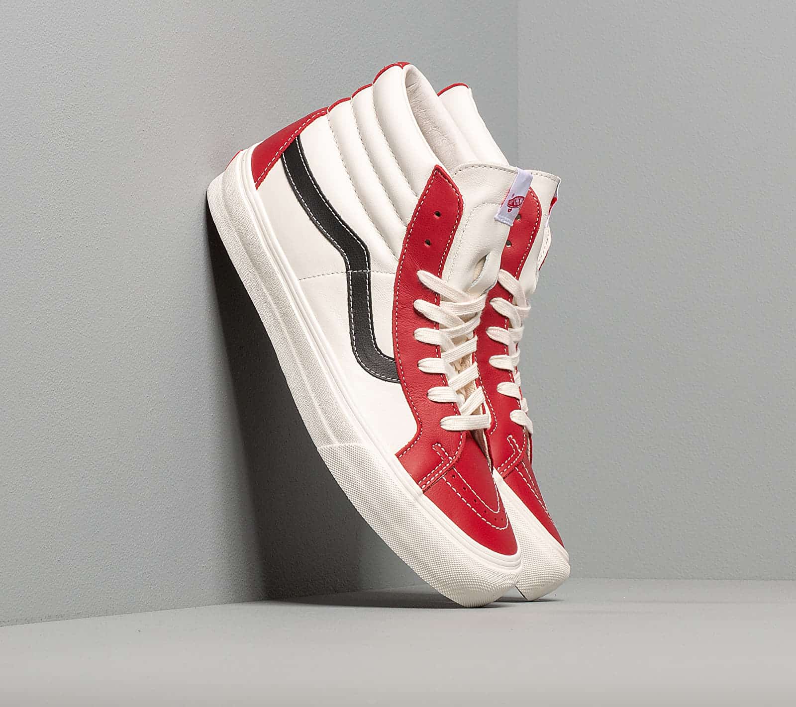 Vans Sk8-Hi Reissue Vl (Leather) Chilli Pepper/ Marshmallow/ Black