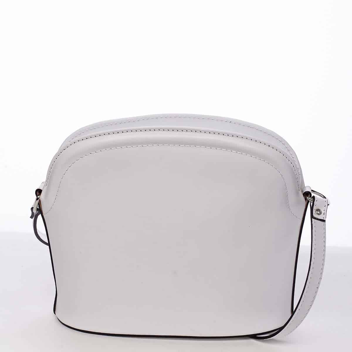 Dámská kožená crossbody kabelka bílá - ItalY Tracy bílá