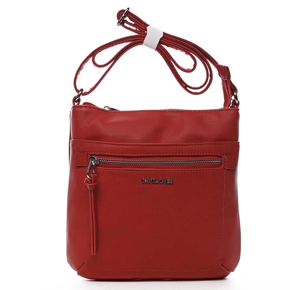 Dámská crossbody kabelka červená - David Jones Eayni červená