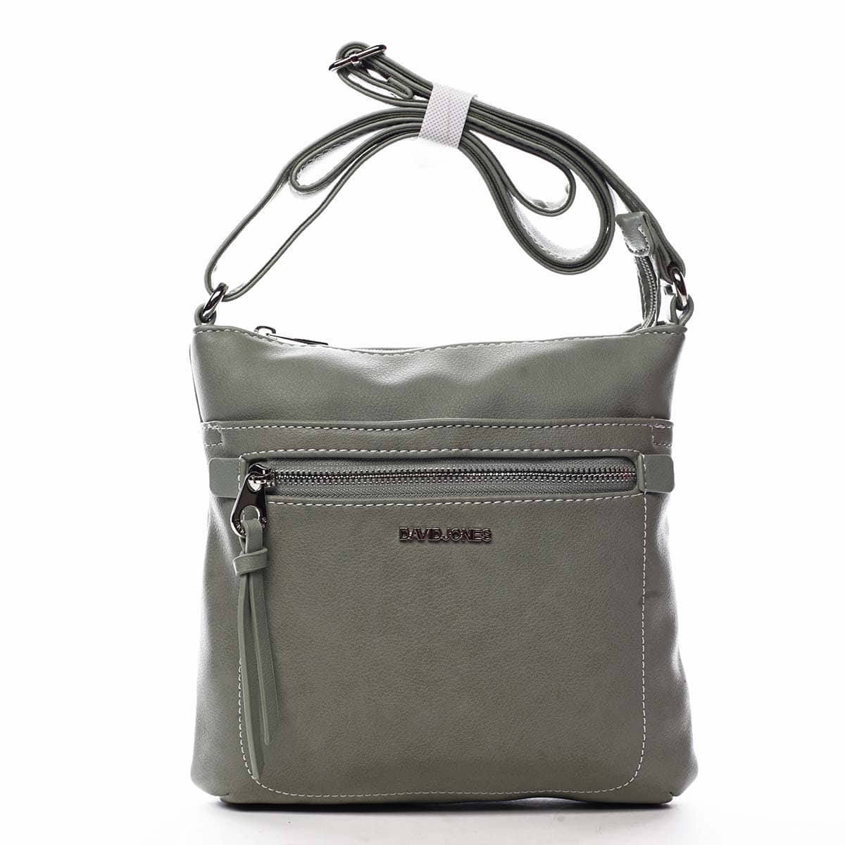Dámská crossbody kabelka bledě zelená - David Jones Eayni zelená