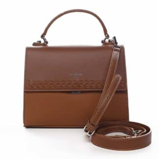 Dámská kabelka do ruky světle hnědá - David Jones Todeep hnědá