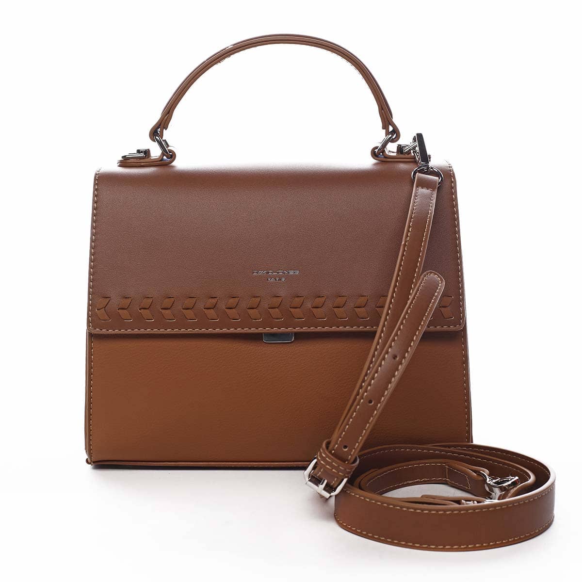 Dámská kabelka do ruky světle hnědá - David Jones Todeep hnědá