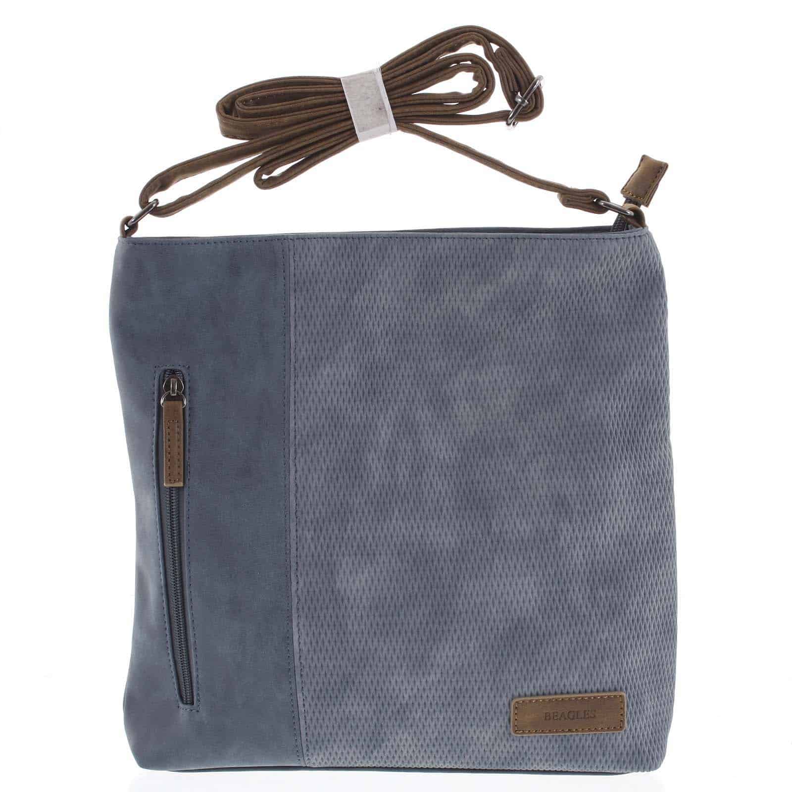 Dámská crossbody kabelka bledě modrá - Beagles Witharmy modrá