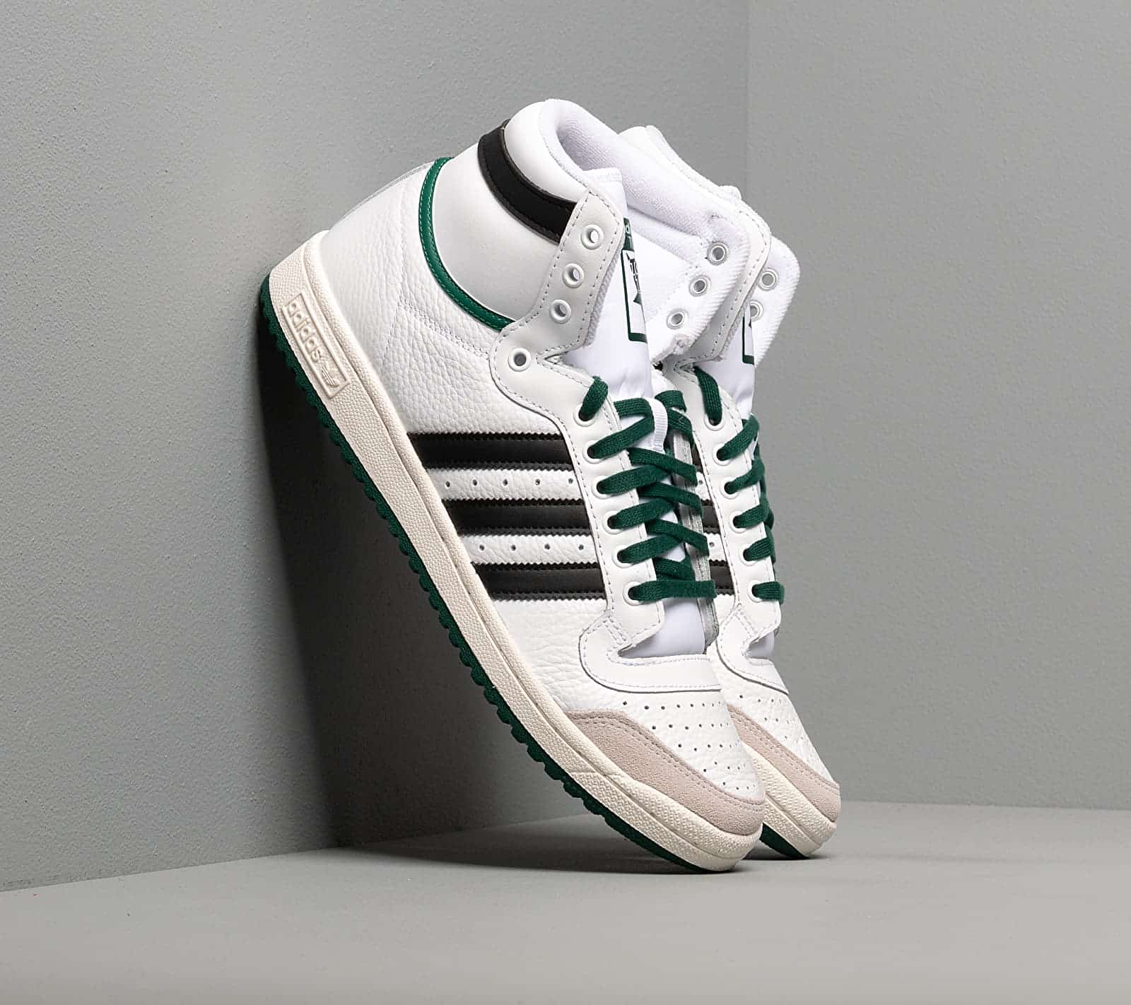 adidas Top Ten Hi Ftw White/ Core Black/ Core Green