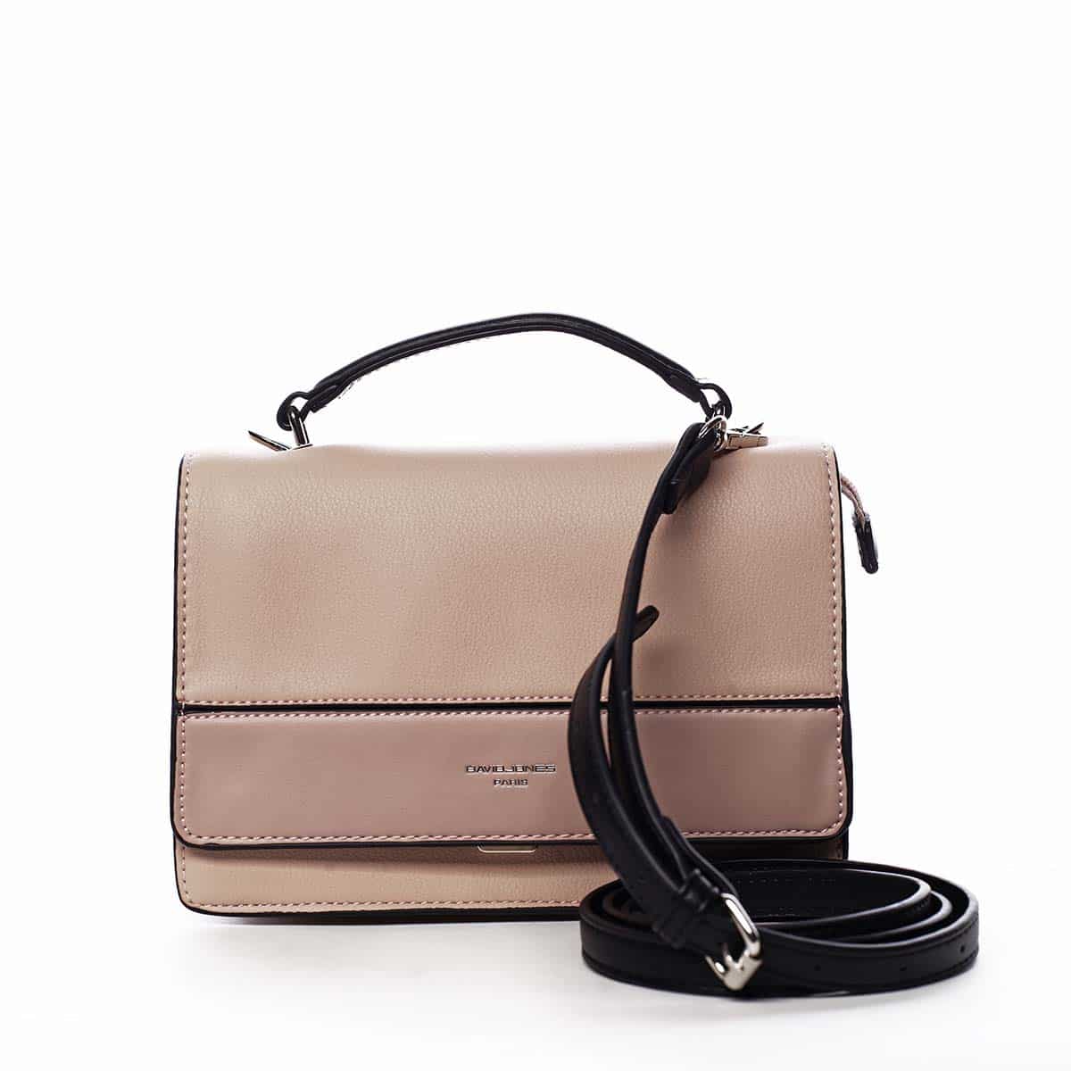 Dámská kabelka světle růžová - David Jones Minerwa růžová