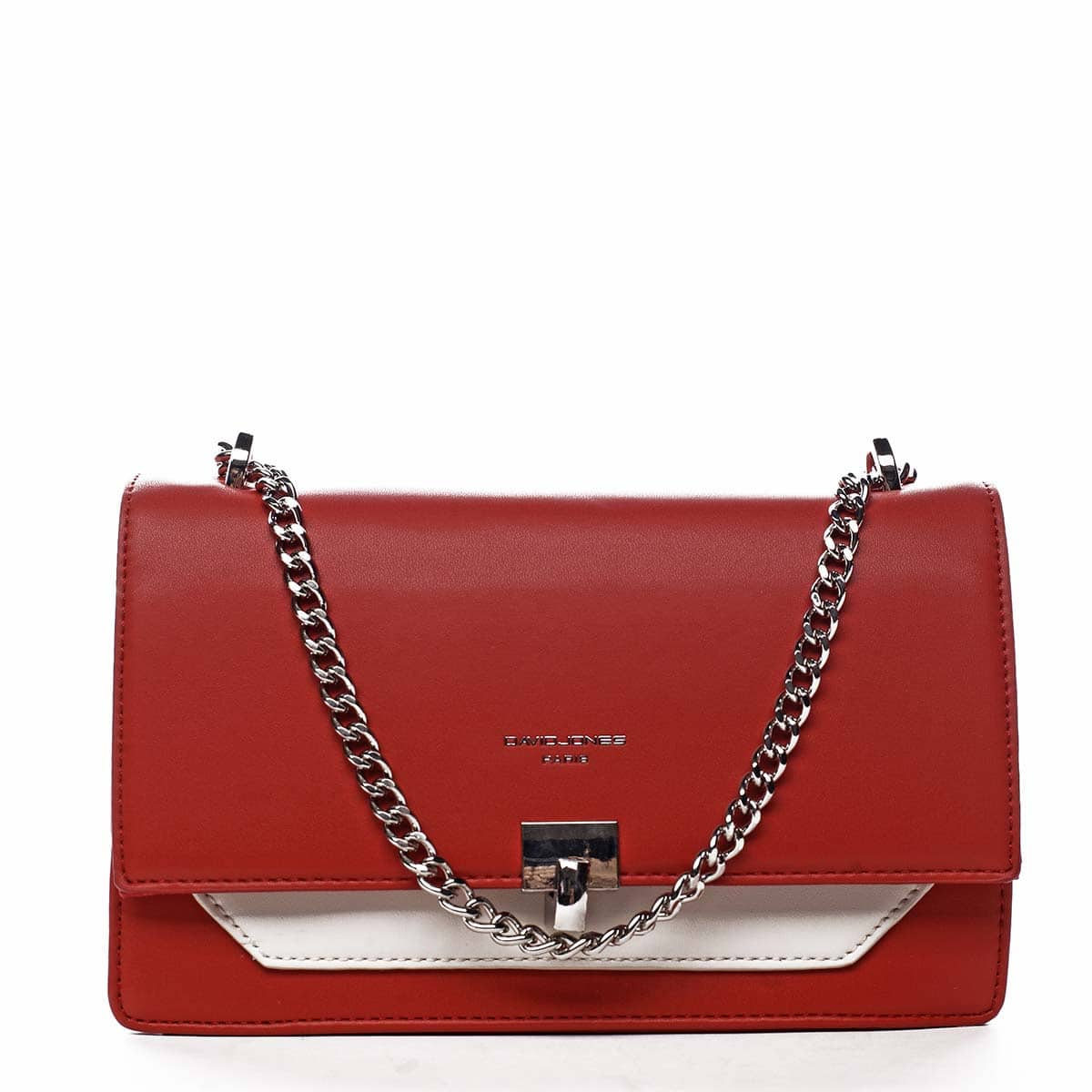 Dámská crossbody kabelka červená - David Jones Helli červená