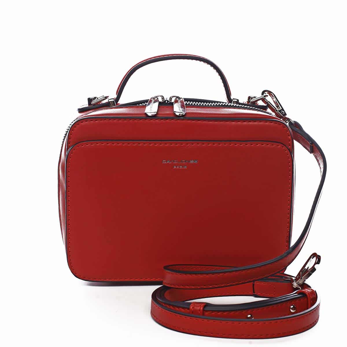 Dámská kabelka červená - David Jones Zara červená