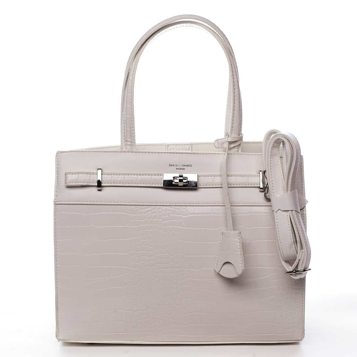 Dámská kabelka přes rameno bílá - David Jones Devriese bílá