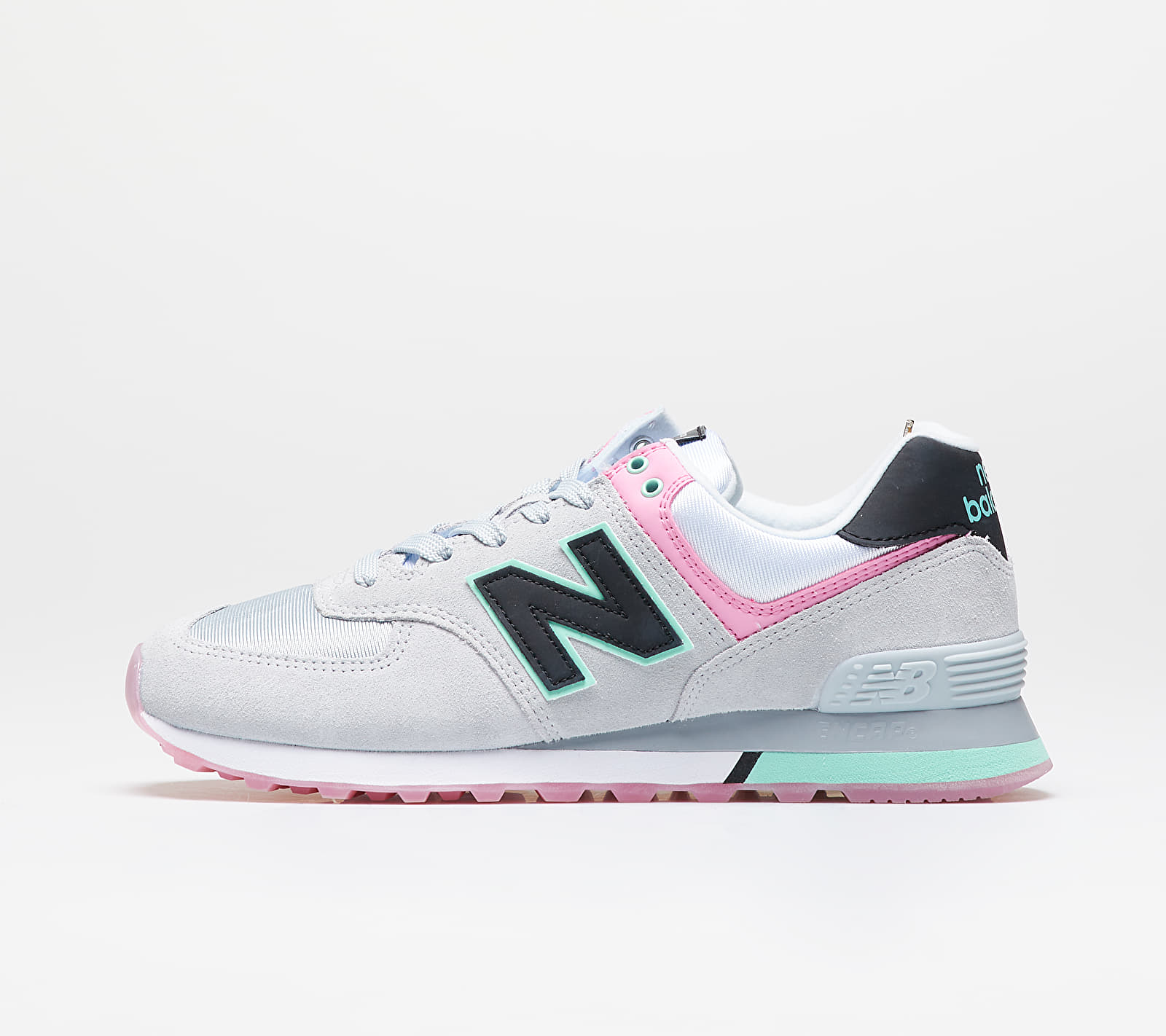 New Balance 574 Grey/ Pink