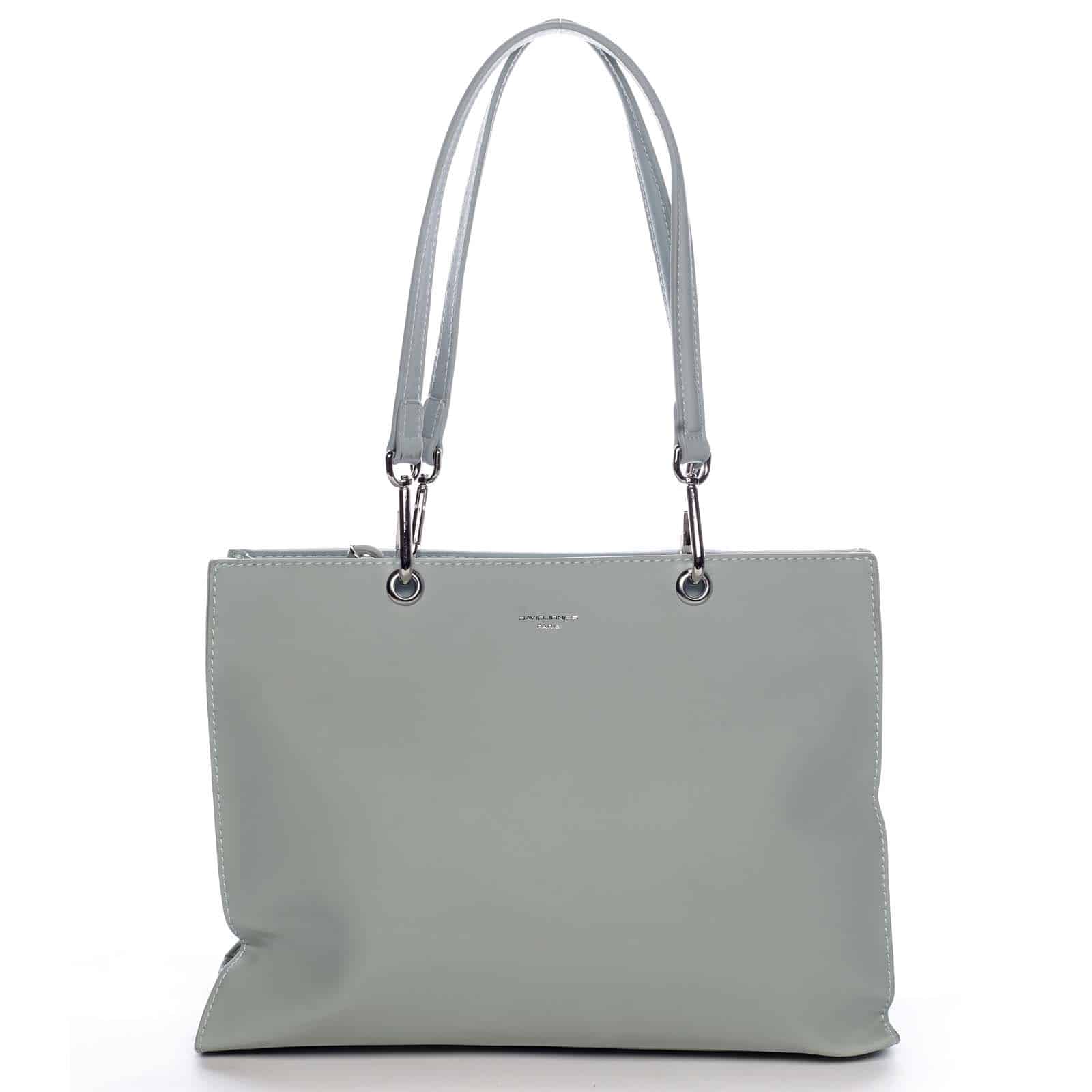 Dámská kabelka přes rameno bledě zelená - David Jones Palma mentolová