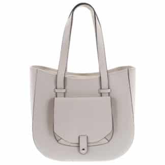 Dámská kožená kabelka přes rameno béžová - ItalY Normani béžová