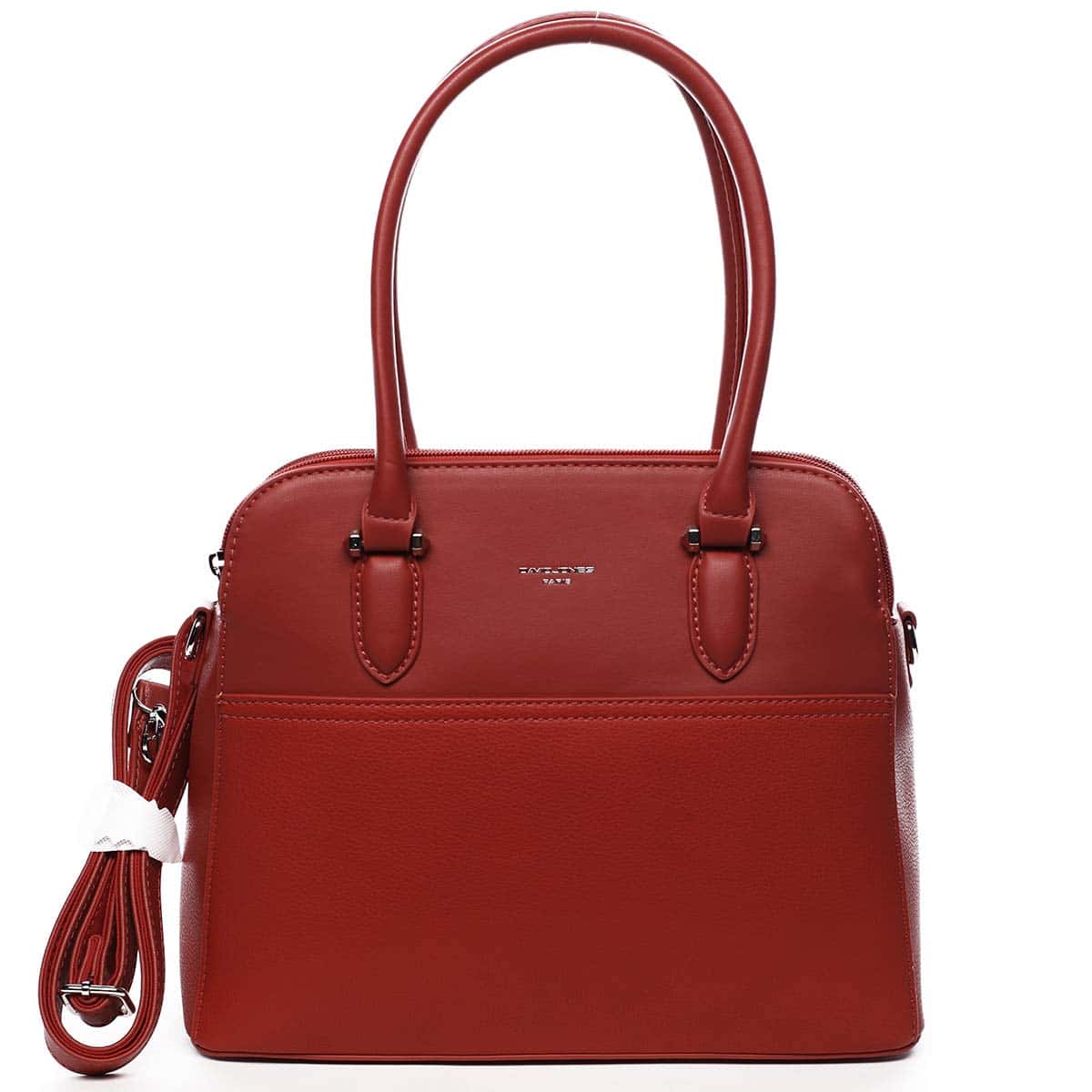 Dámská kabelka přes rameno červená - David Jones Lalapona červená