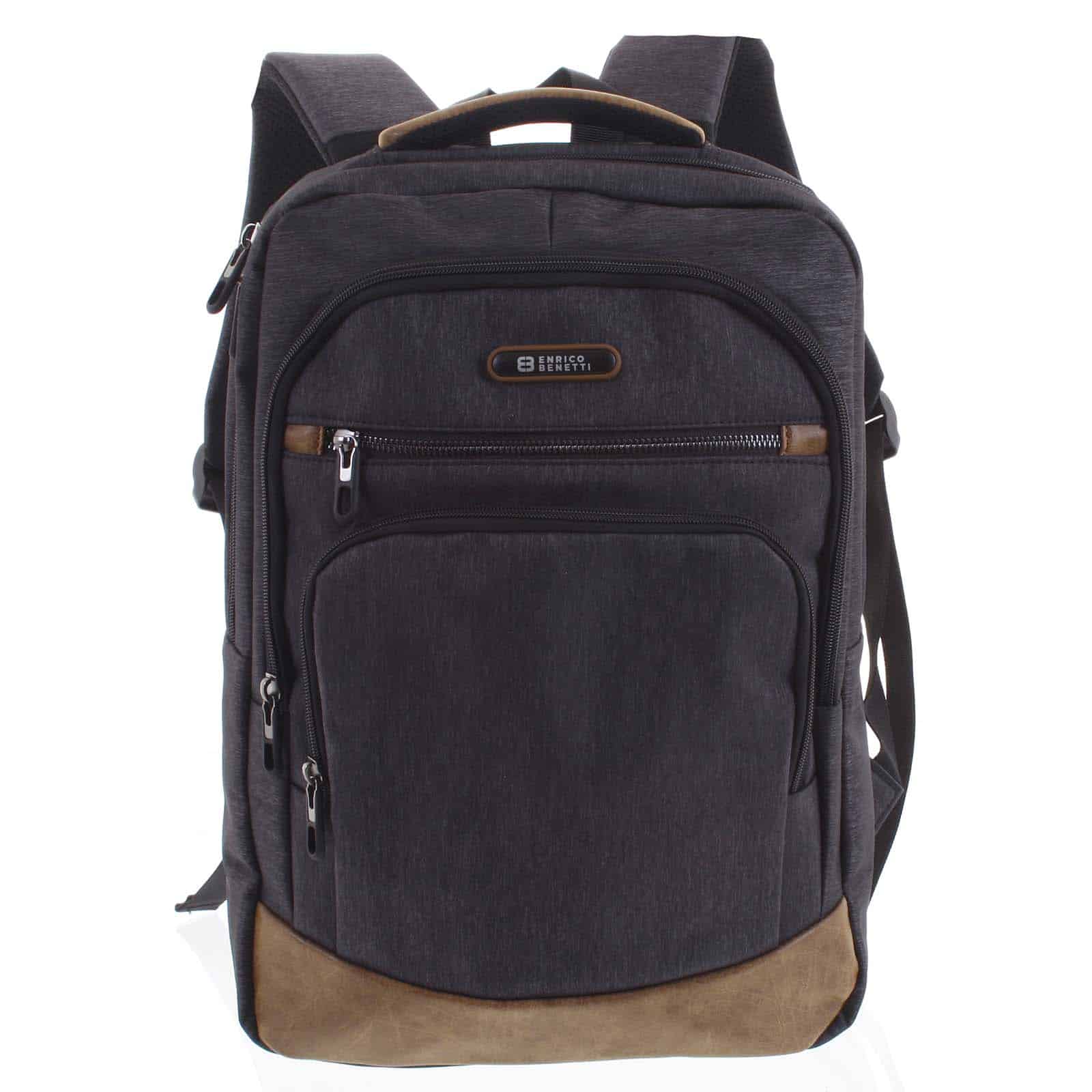 Pánský batoh tmavě šedý - Enrico Benetii Release šedá