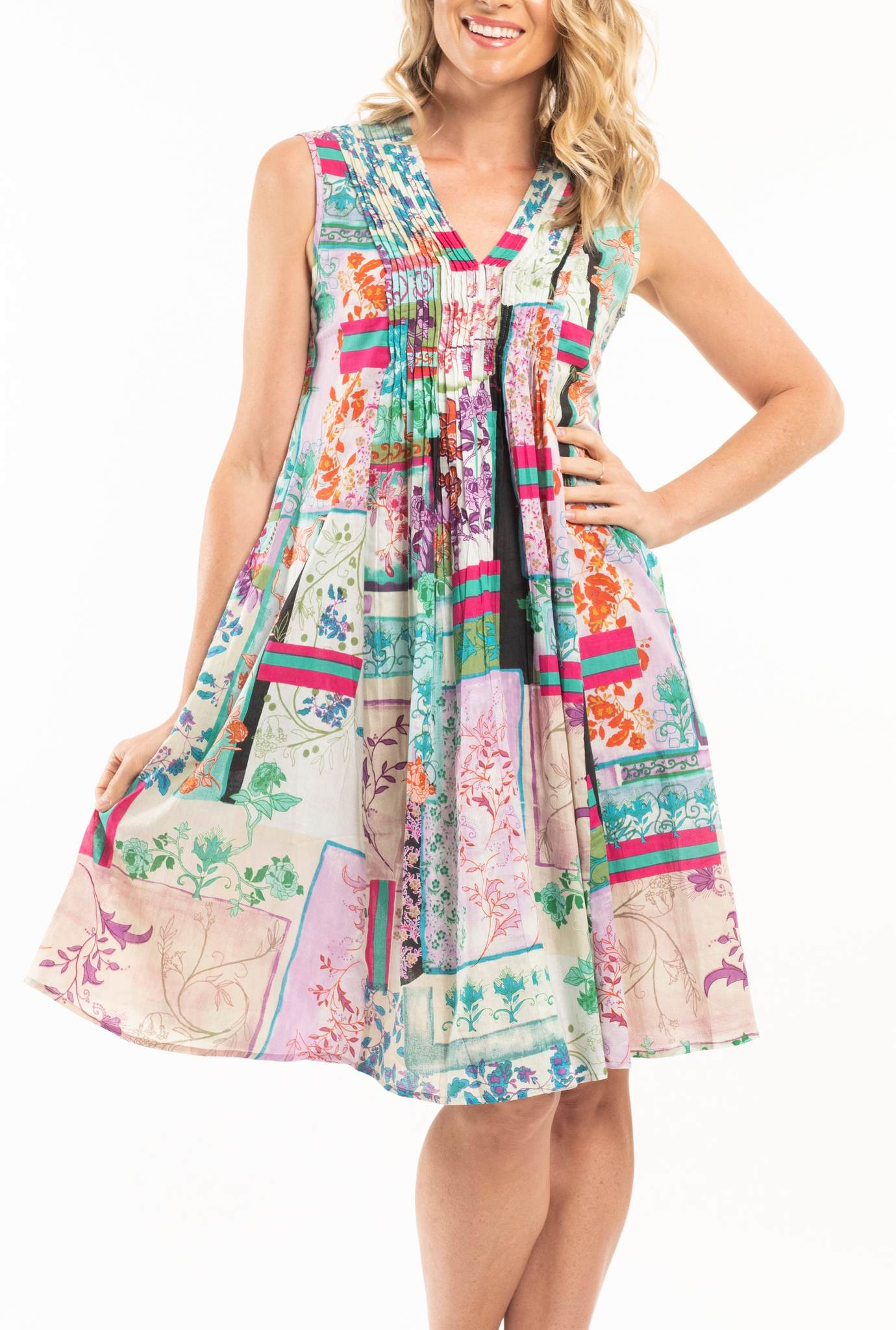 Orientique barevné šaty Zakynthos