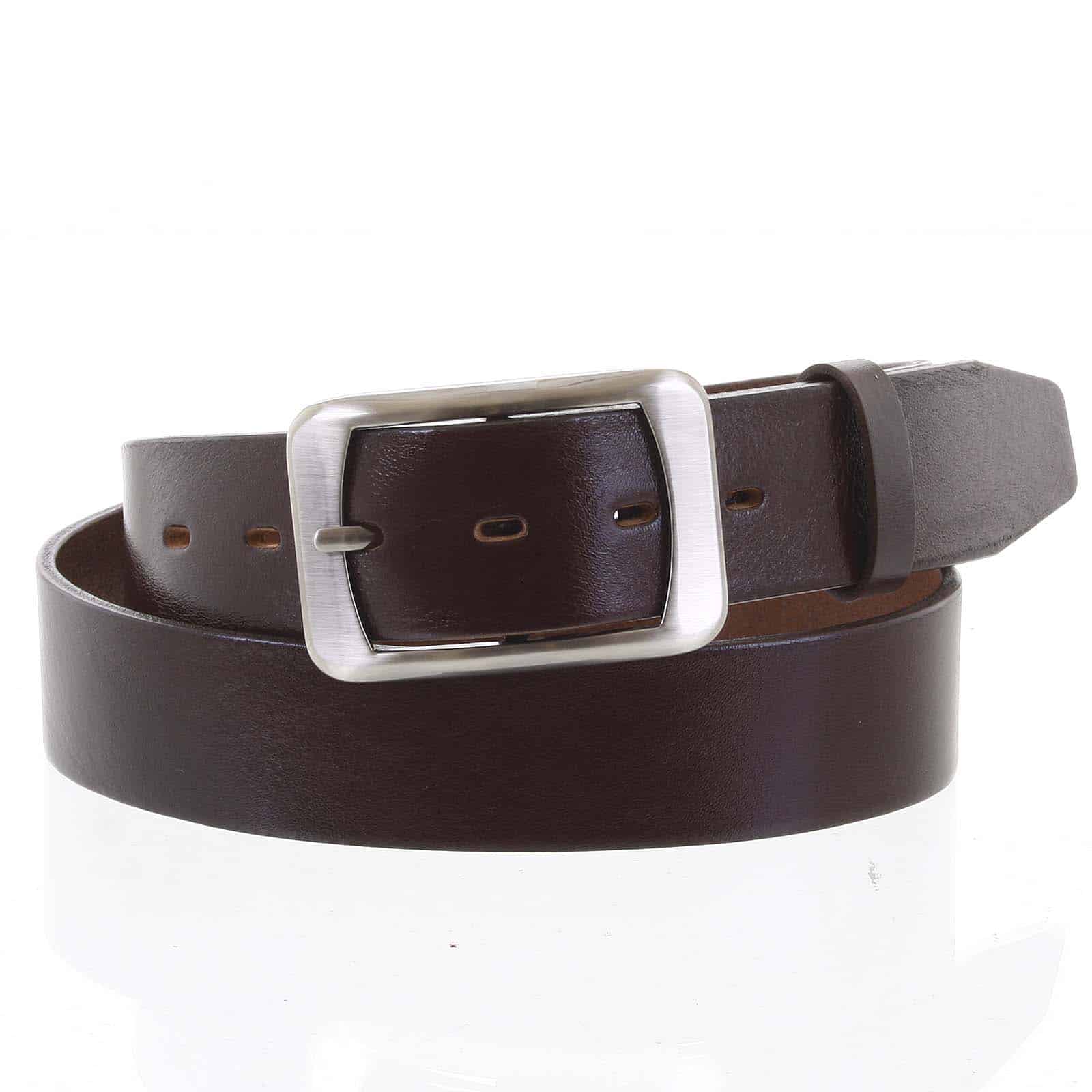 Dámský kožený opasek hnědý - PB Beth 100 hnědá