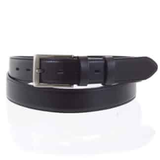 Pánský kožený opasek černý - PB Terah 95 černá